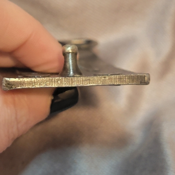 Vtg 1975 Levi Strauss & Co. Bergamot Brass Works Belt Buckle. Made In USA - Picture 6 of 8